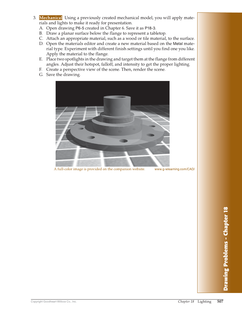 AutoCAD and Its Applications—Comprehensive 2020, 27th Edition page 507