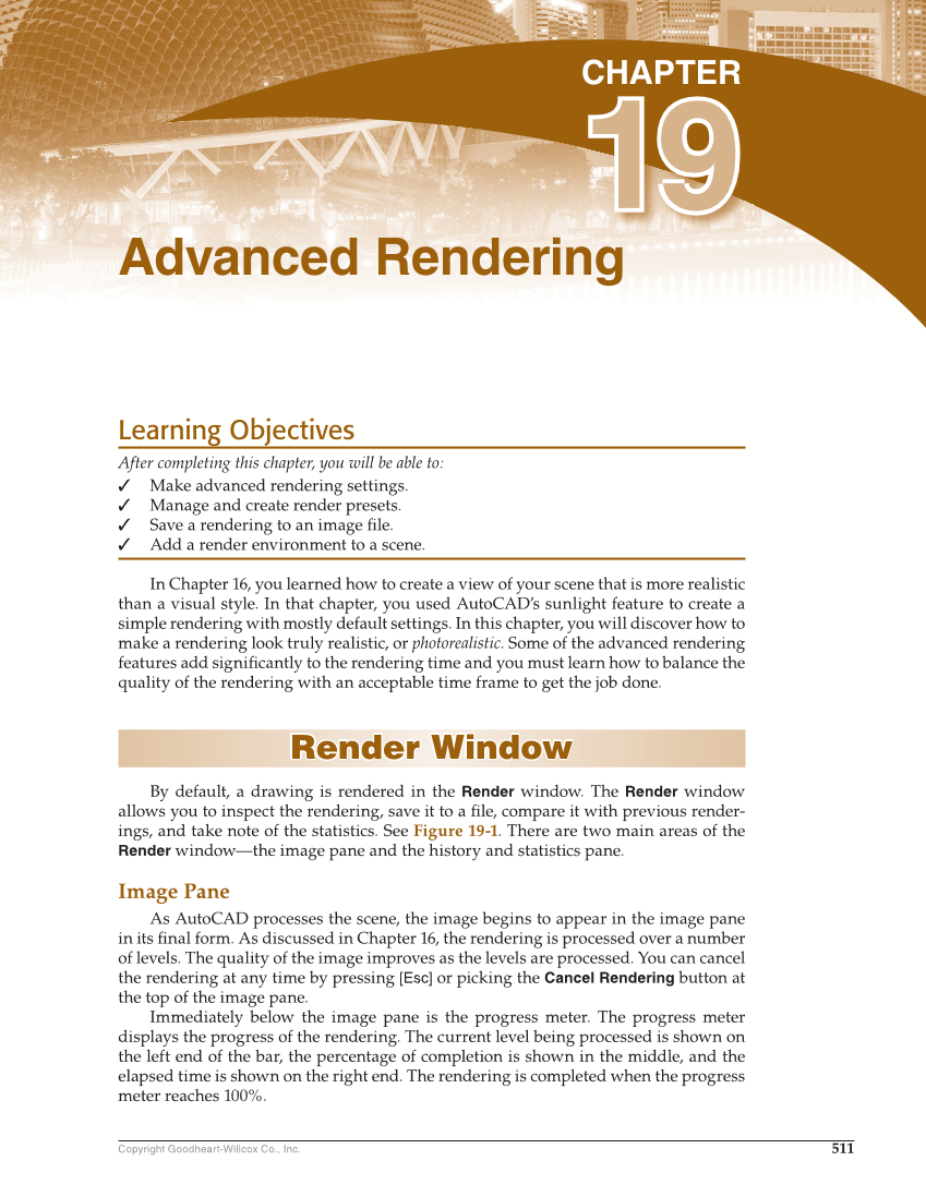 AutoCAD and Its Applications—Comprehensive 2020, 27th Edition page 511