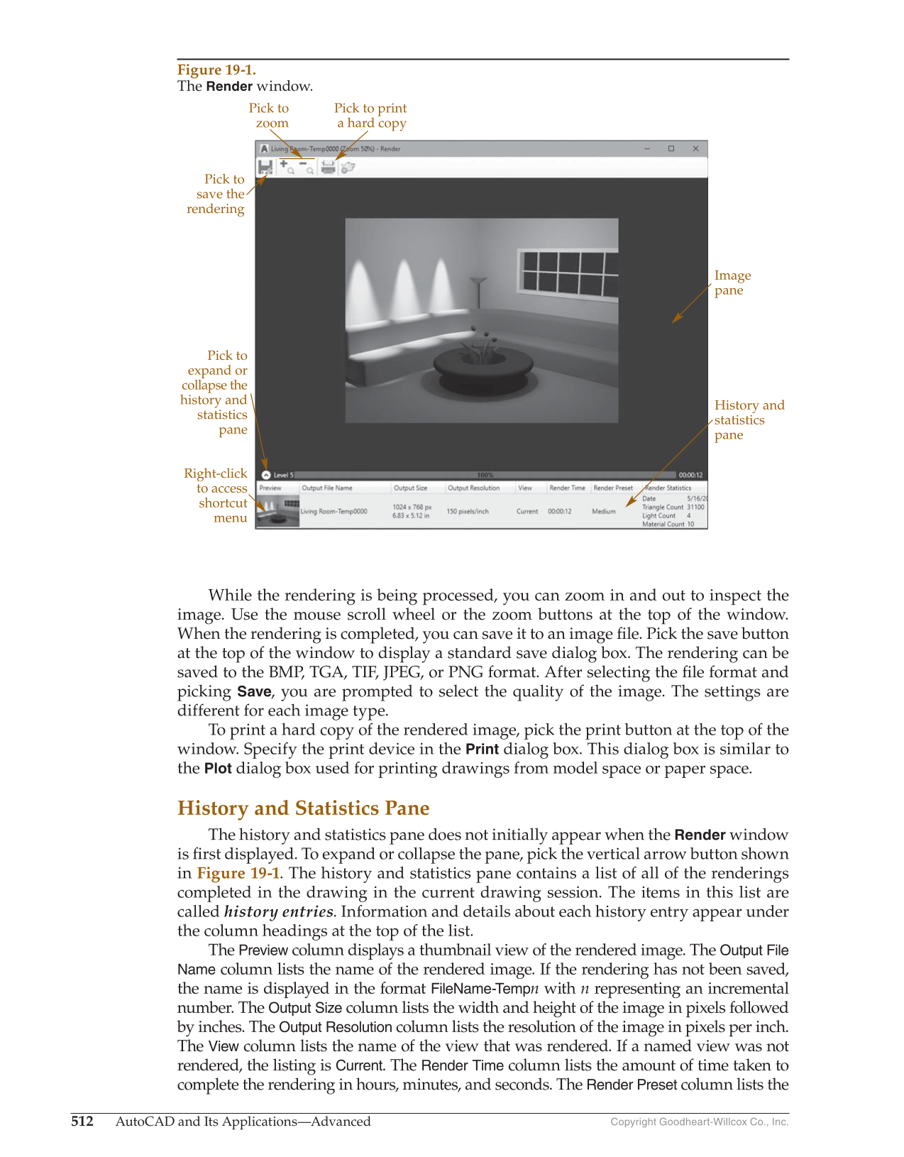 AutoCAD and Its Applications—Comprehensive 2020, 27th Edition page 512