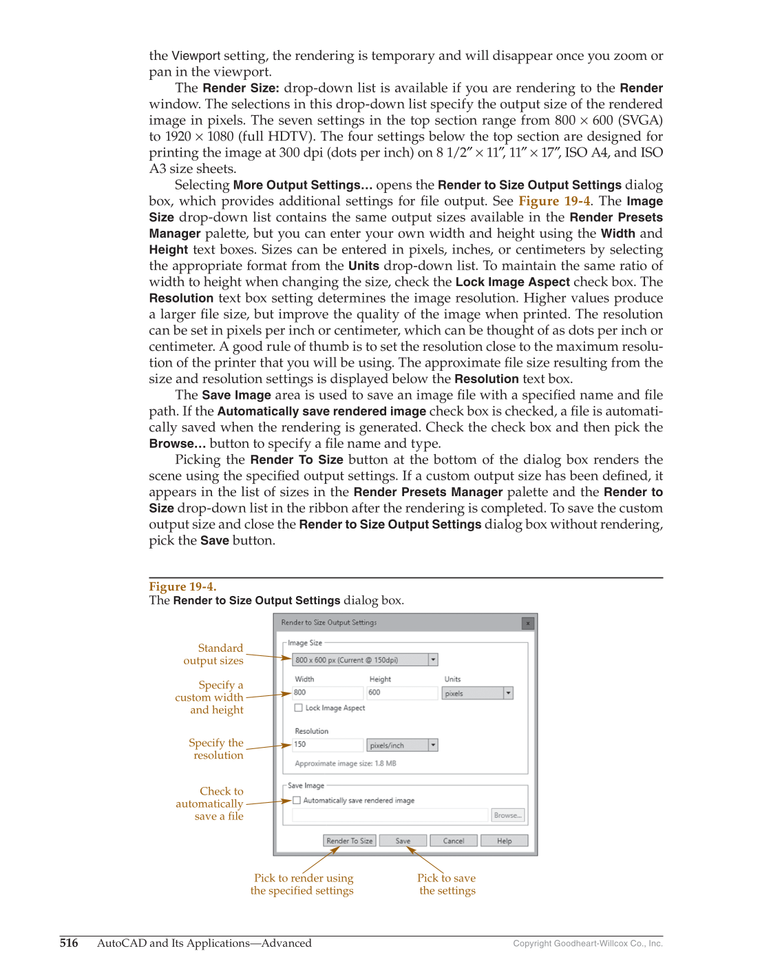 AutoCAD and Its Applications—Comprehensive 2020, 27th Edition page 516
