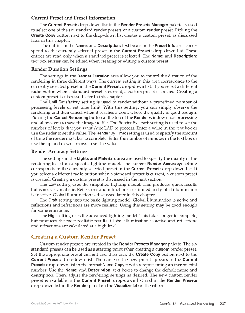 AutoCAD and Its Applications—Comprehensive 2020, 27th Edition page 517