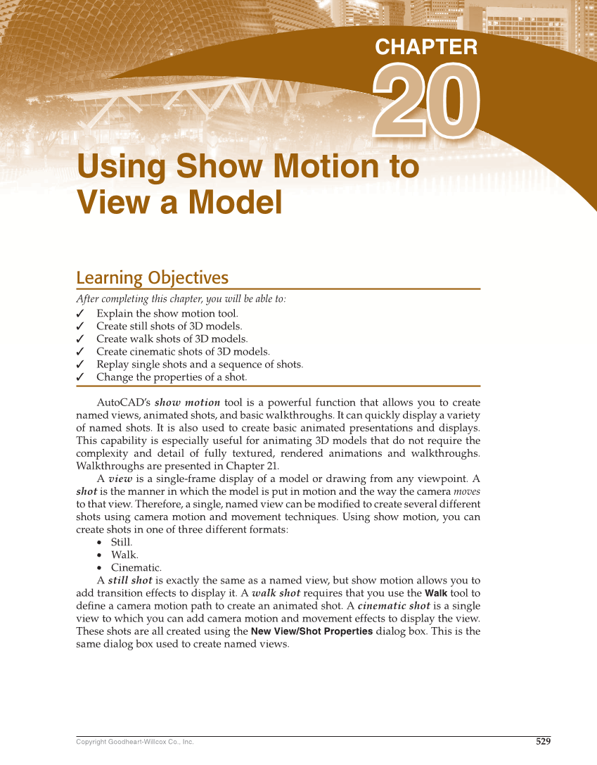 AutoCAD and Its Applications—Comprehensive 2020, 27th Edition page 529
