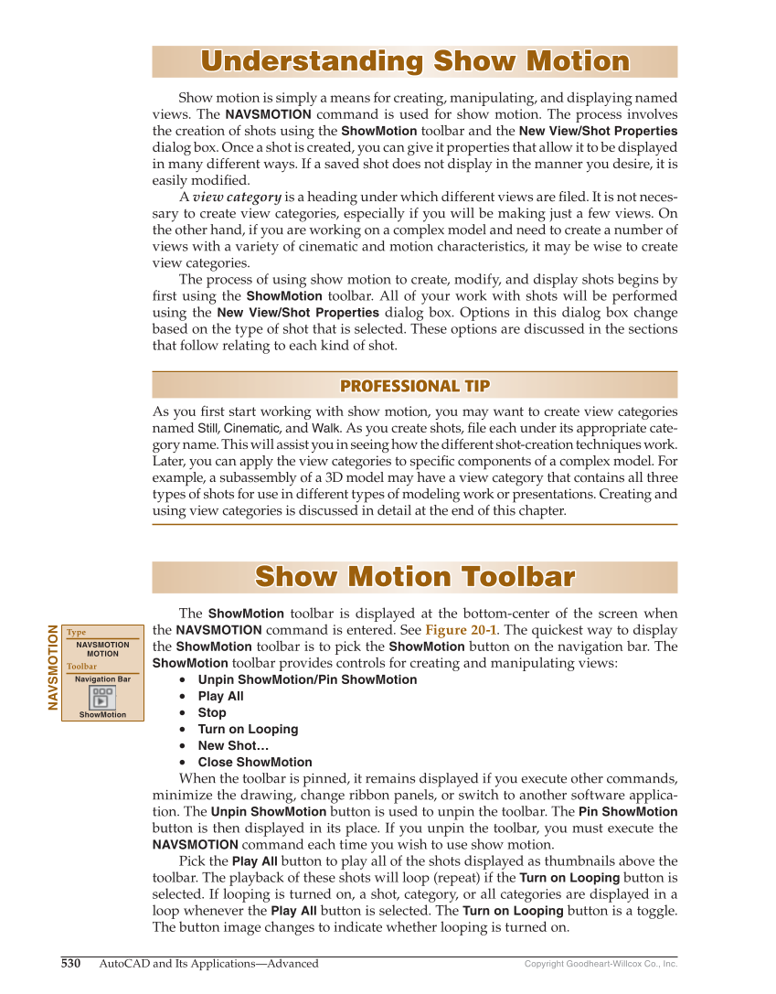 AutoCAD and Its Applications—Comprehensive 2020, 27th Edition page 530