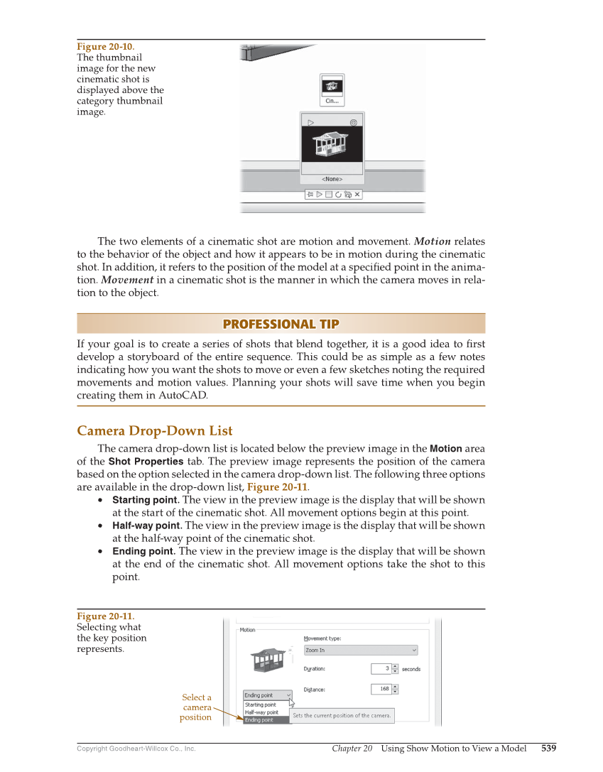 AutoCAD and Its Applications—Comprehensive 2020, 27th Edition page 539
