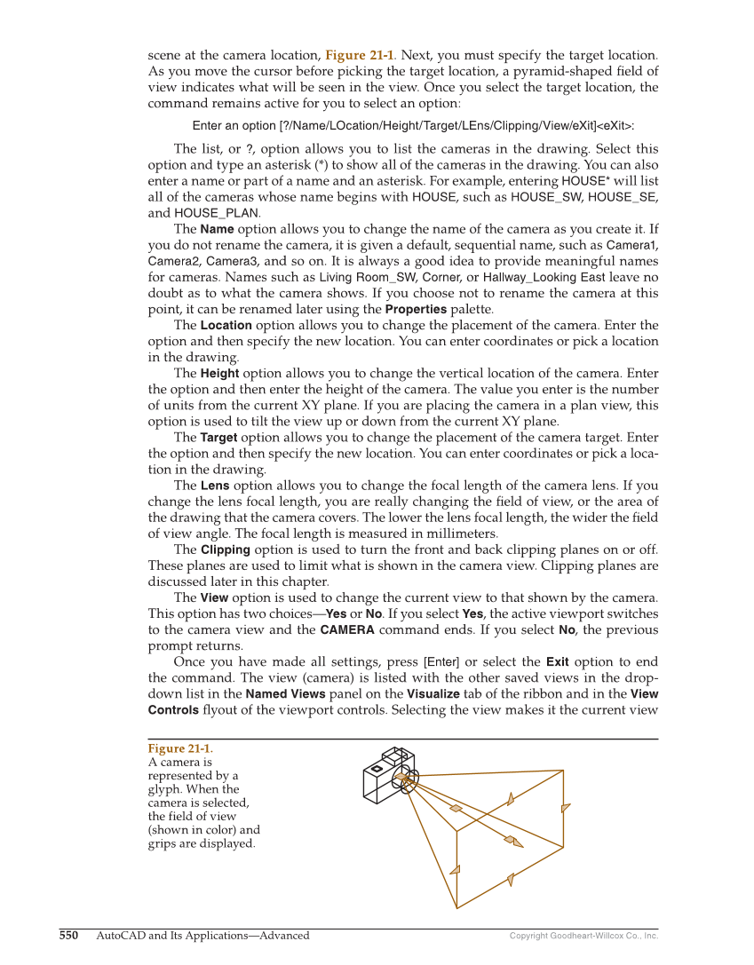 AutoCAD and Its Applications—Comprehensive 2020, 27th Edition page 550