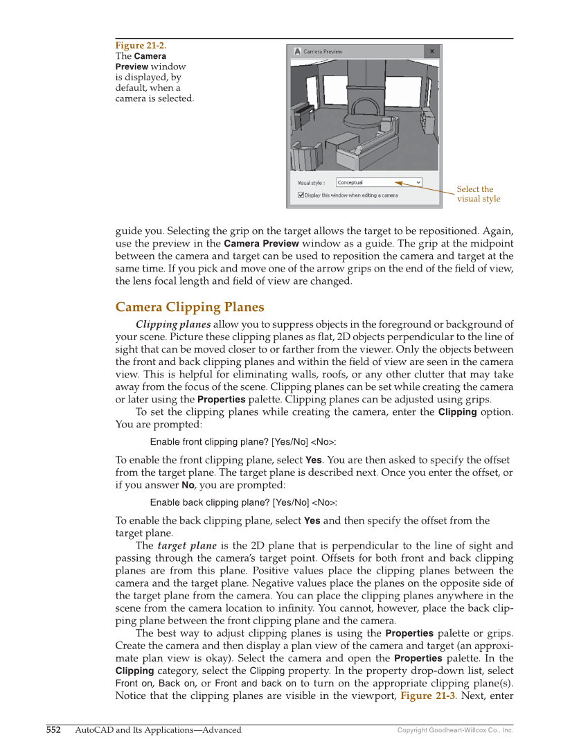 AutoCAD and Its Applications—Comprehensive 2020, 27th Edition page 552