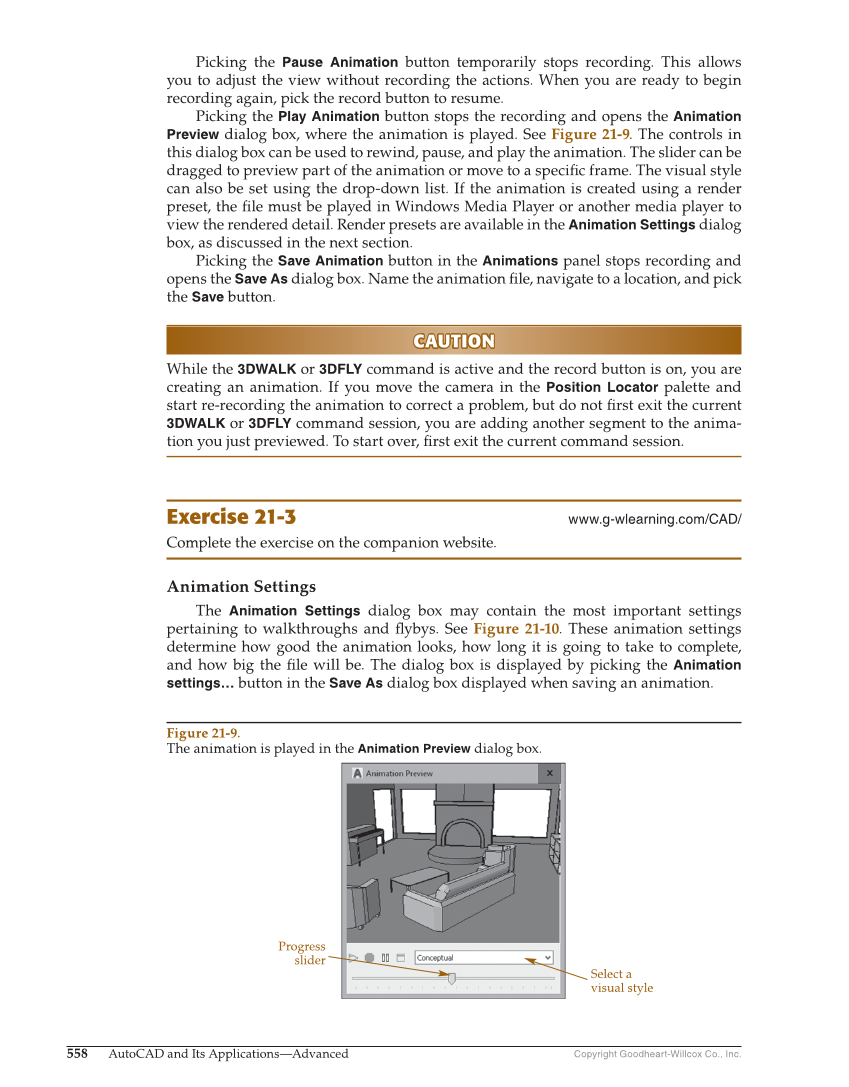 AutoCAD and Its Applications—Comprehensive 2020, 27th Edition page 558