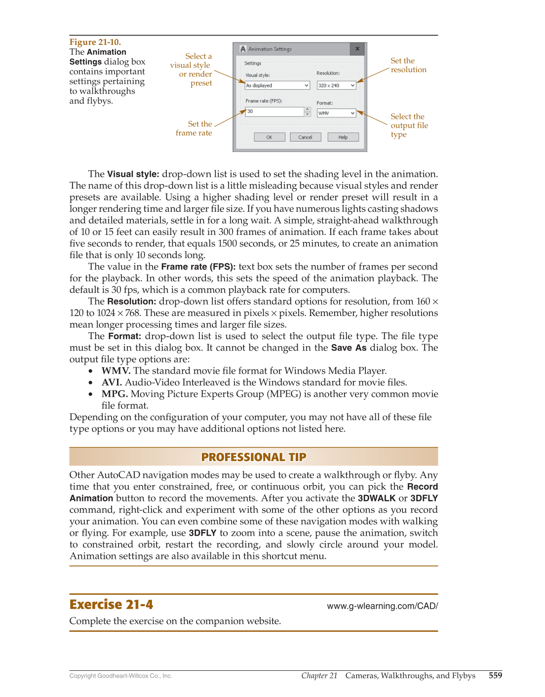 AutoCAD and Its Applications—Comprehensive 2020, 27th Edition page 559