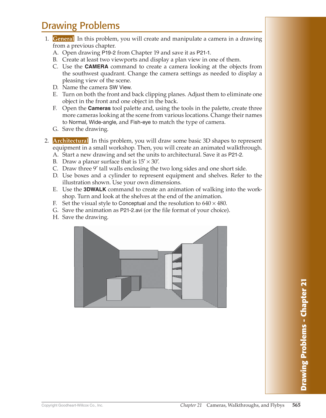 AutoCAD and Its Applications—Comprehensive 2020, 27th Edition page 565