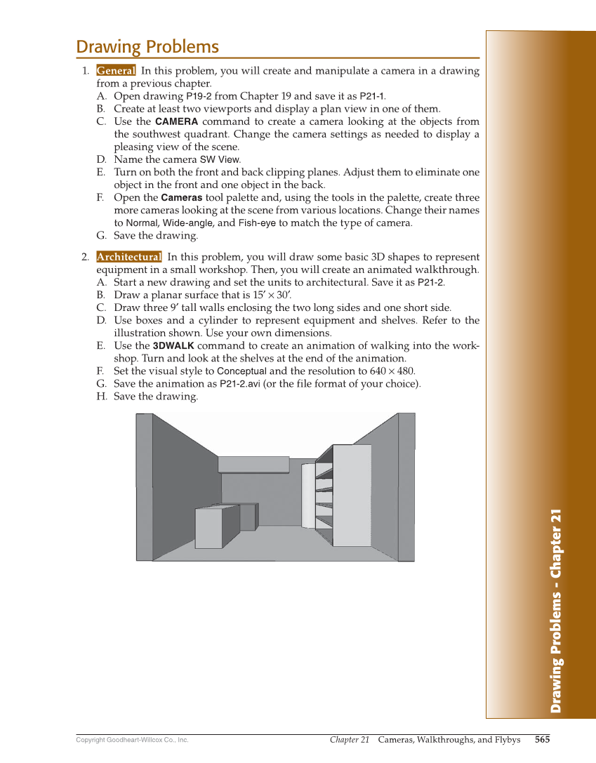 AutoCAD and Its Applications—Comprehensive 2020, 27th Edition page 565