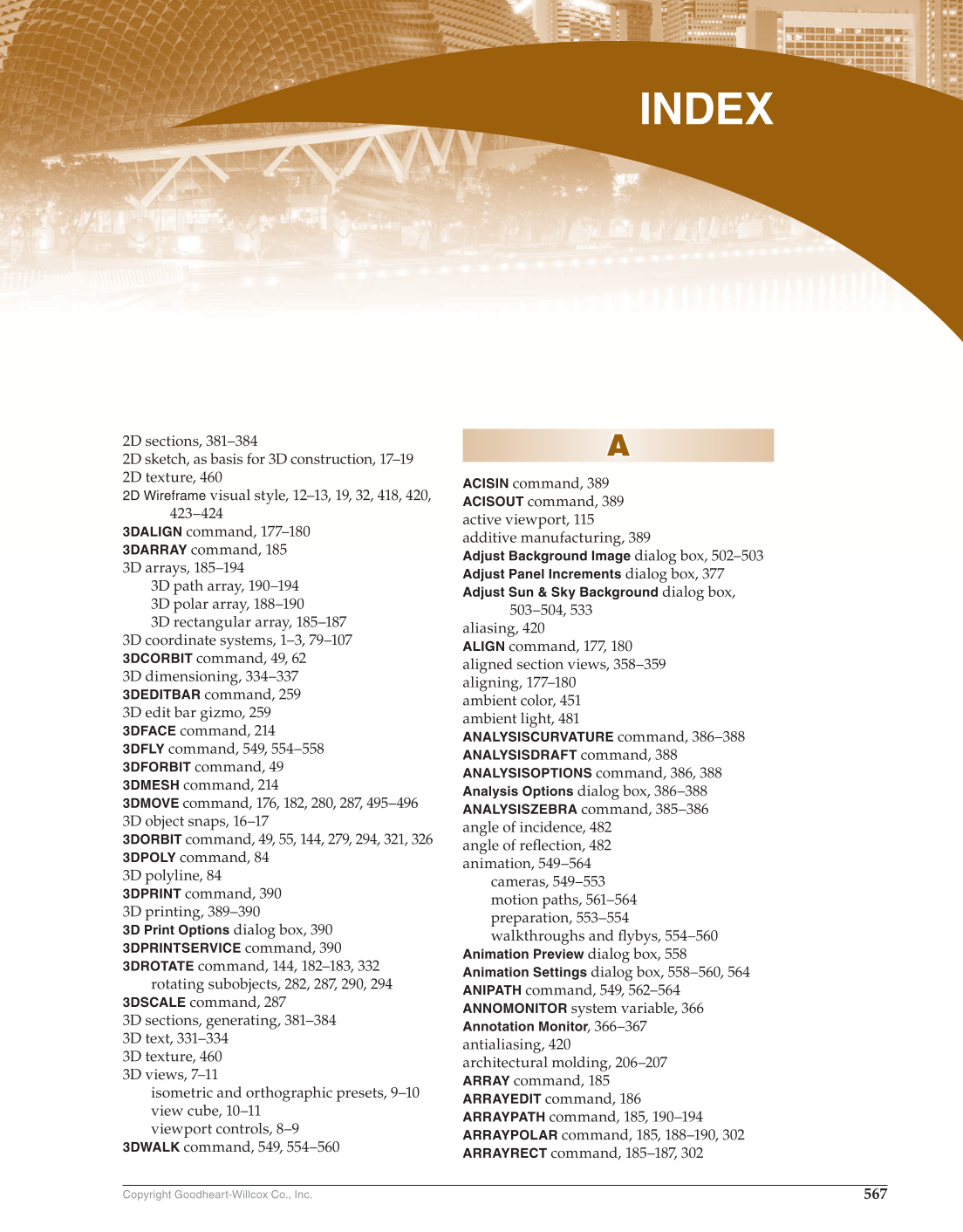 AutoCAD and Its Applications—Comprehensive 2020, 27th Edition page 567