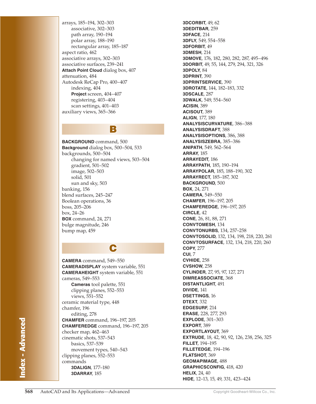 AutoCAD and Its Applications—Comprehensive 2020, 27th Edition page 568