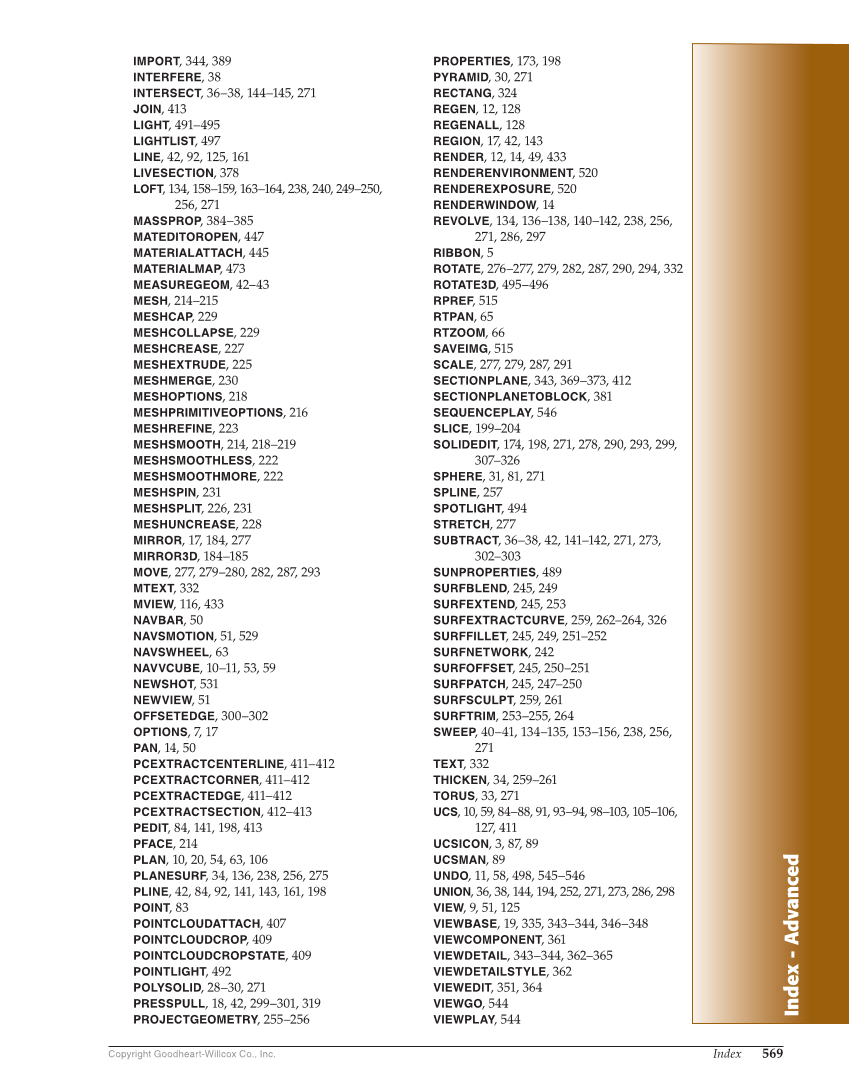 AutoCAD and Its Applications—Comprehensive 2020, 27th Edition page 569