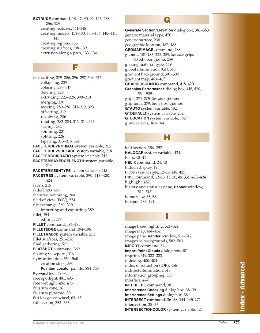 AutoCAD and Its Applications—Comprehensive 2020, 27th Edition page 571