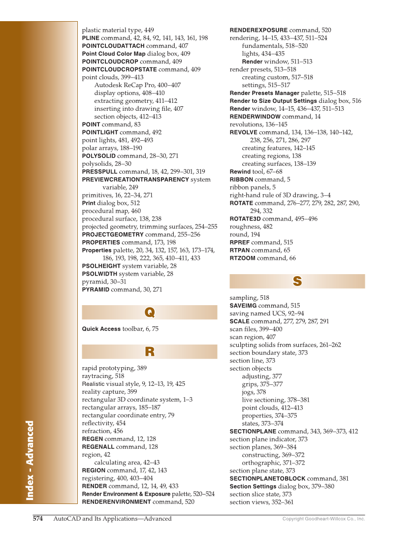 AutoCAD and Its Applications—Comprehensive 2020, 27th Edition page 574