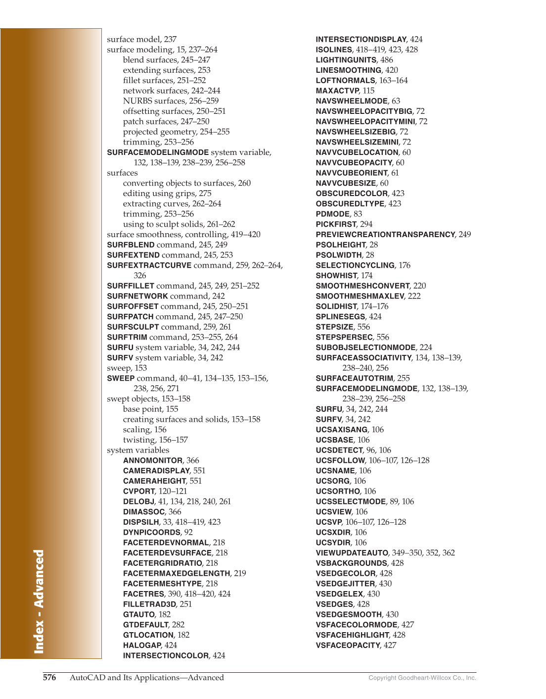 AutoCAD and Its Applications—Comprehensive 2020, 27th Edition page 576