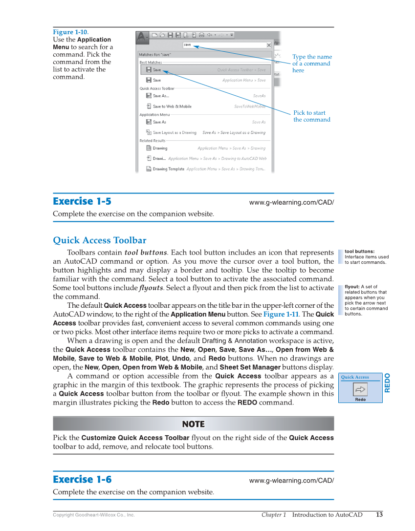 AutoCAD and Its Applications—Comprehensive 2020, 27th Edition page 13