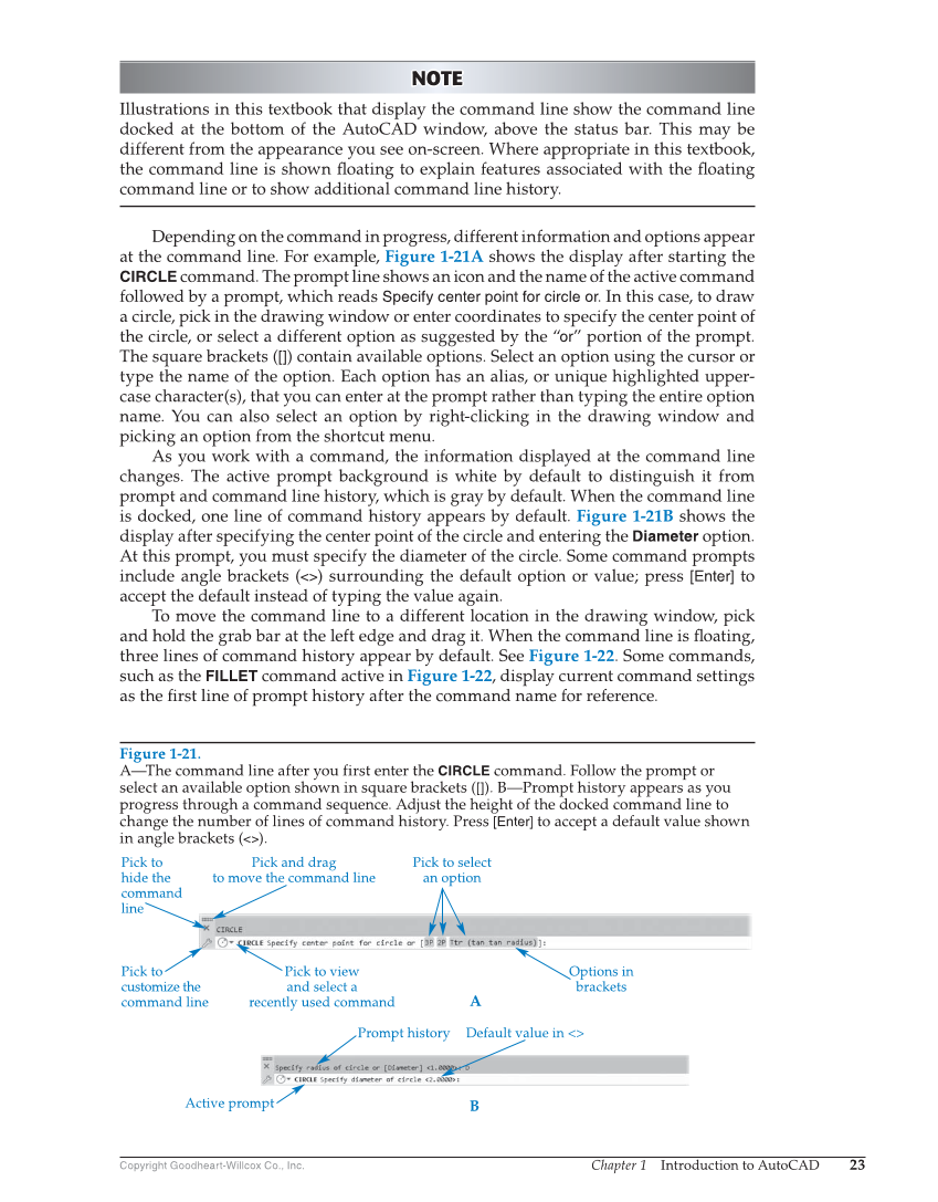 AutoCAD and Its Applications—Comprehensive 2020, 27th Edition page 23
