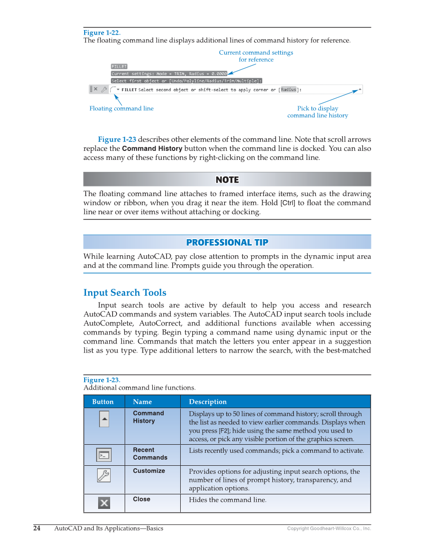 AutoCAD and Its Applications—Comprehensive 2020, 27th Edition page 24
