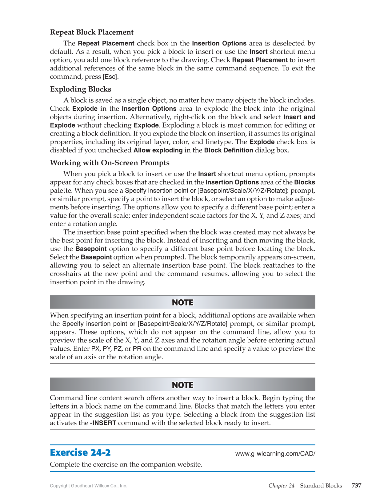 AutoCAD and Its Applications—Comprehensive 2020, 27th Edition page 737