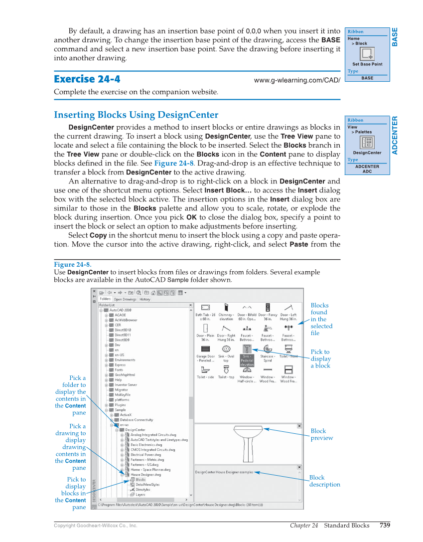 AutoCAD and Its Applications—Comprehensive 2020, 27th Edition page 739