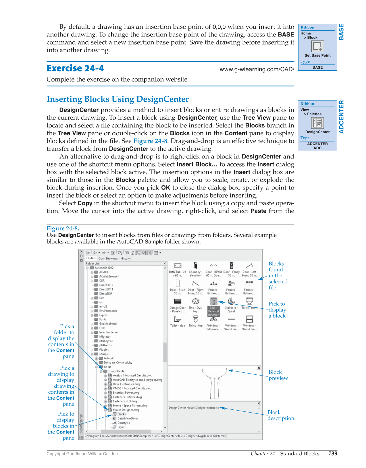 AutoCAD and Its Applications—Comprehensive 2020, 27th Edition page 739