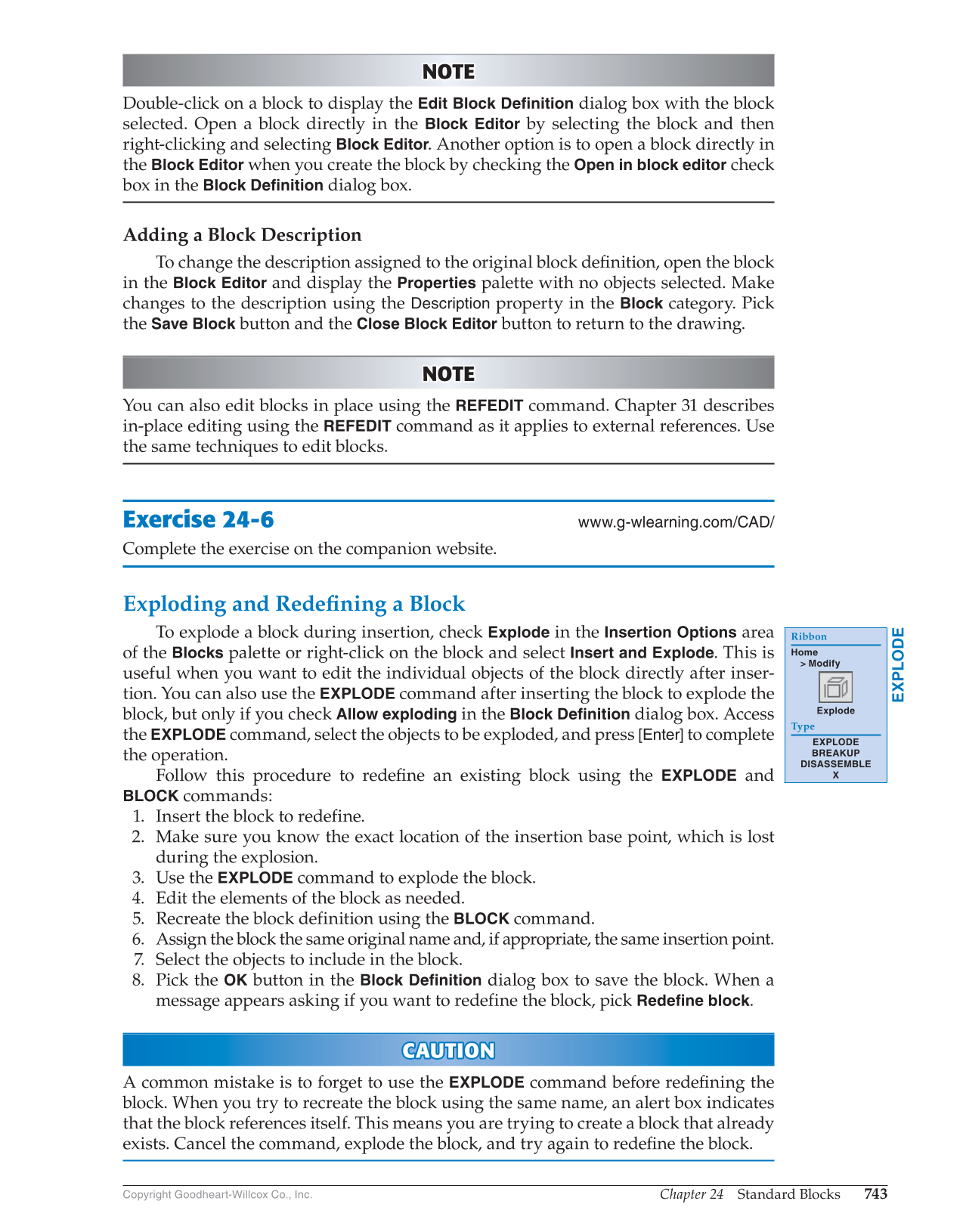 AutoCAD and Its Applications—Comprehensive 2020, 27th Edition page 743
