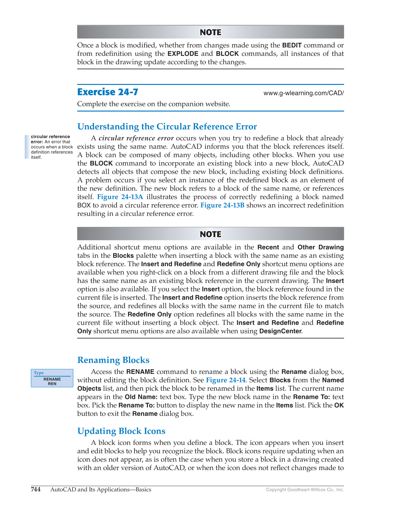 AutoCAD and Its Applications—Comprehensive 2020, 27th Edition page 744