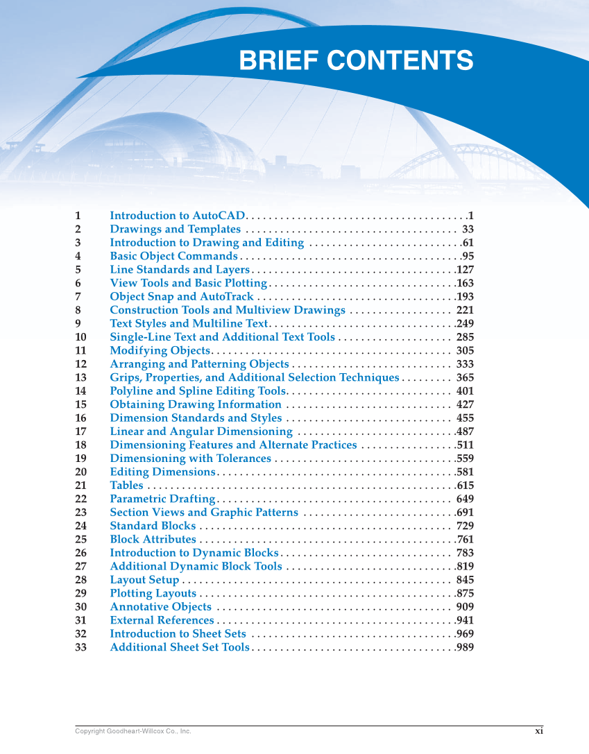 AutoCAD and Its Applications—Basics 2020, 27th Edition page xi