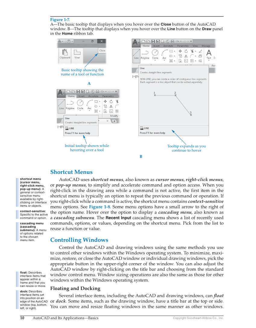 AutoCAD and Its Applications—Basics 2020, 27th Edition page 10
