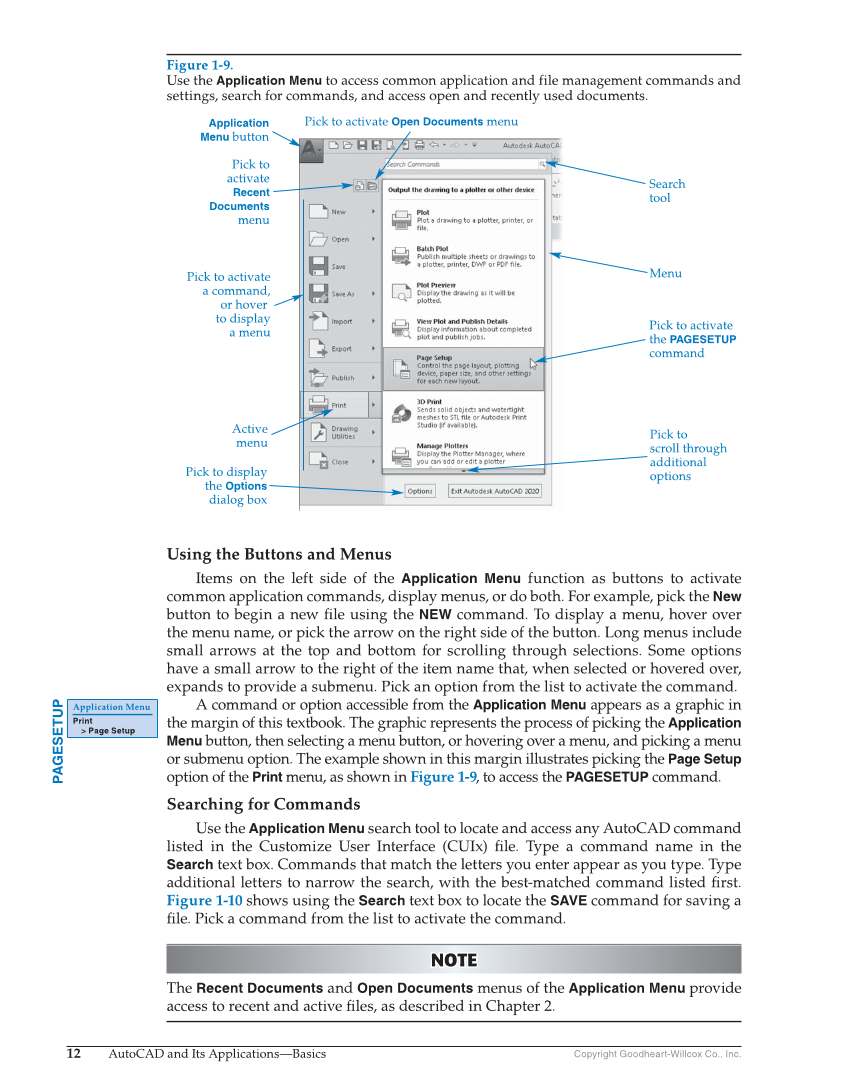 AutoCAD and Its Applications—Basics 2020, 27th Edition page 12