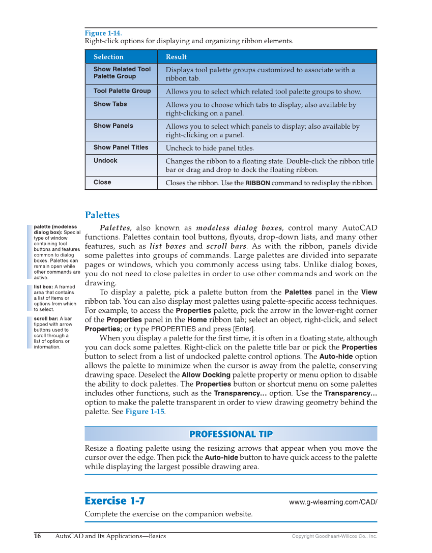 AutoCAD and Its Applications—Basics 2020, 27th Edition page 16