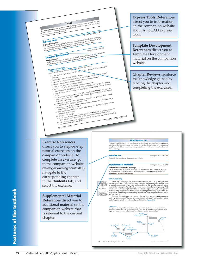 AutoCAD and Its Applications—Basics 2020, 27th Edition page vi