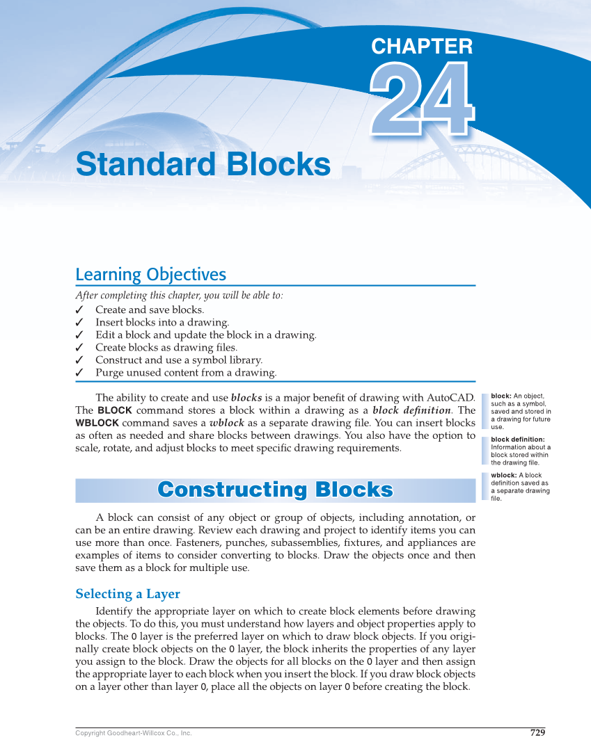 AutoCAD and Its Applications—Basics 2020, 27th Edition page 729