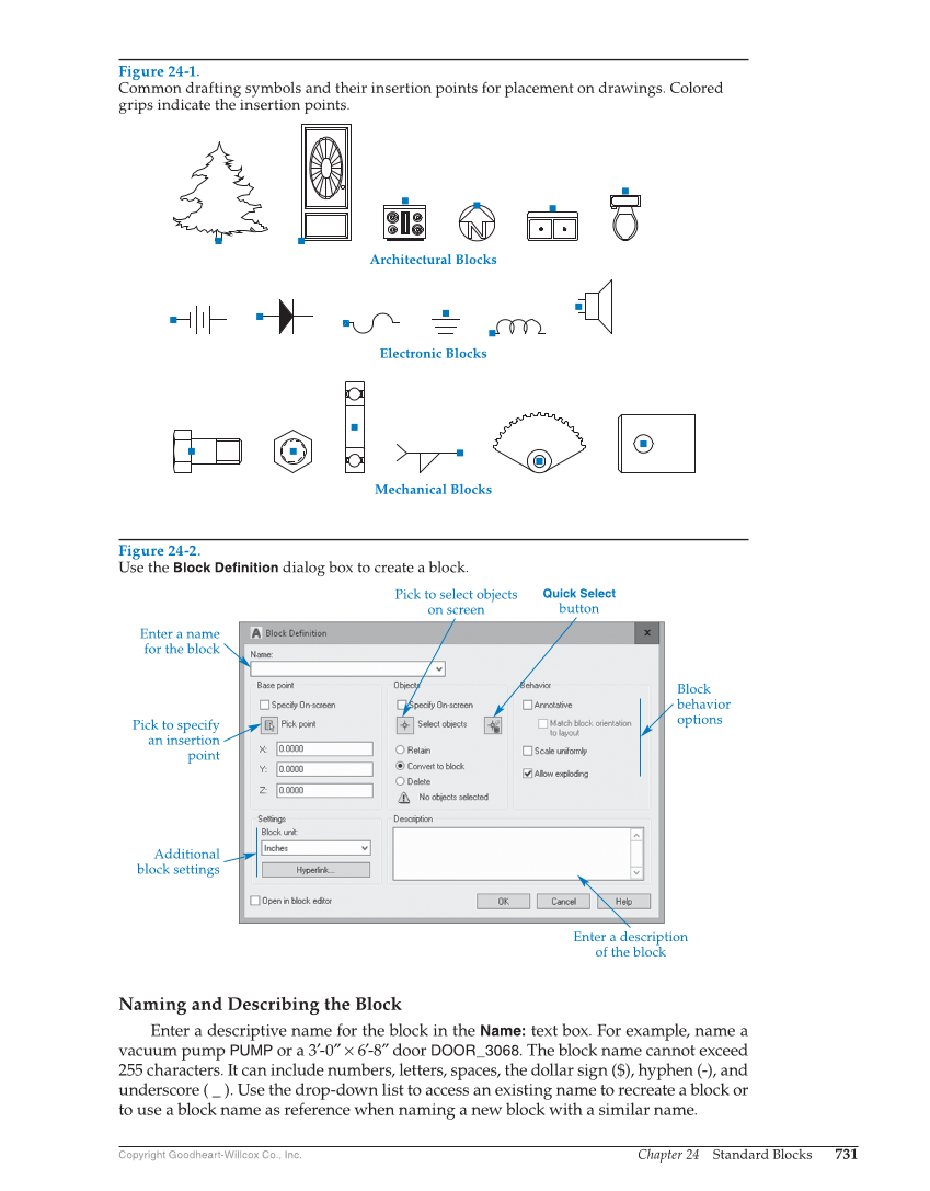 AutoCAD and Its Applications—Basics 2020, 27th Edition page 731