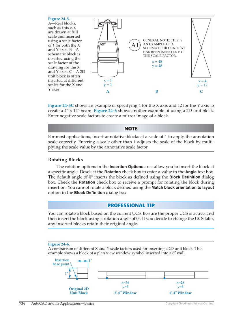 AutoCAD and Its Applications—Basics 2020, 27th Edition page 736