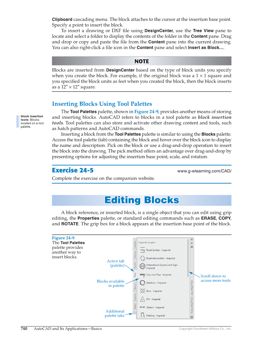 AutoCAD and Its Applications—Basics 2020, 27th Edition page 740