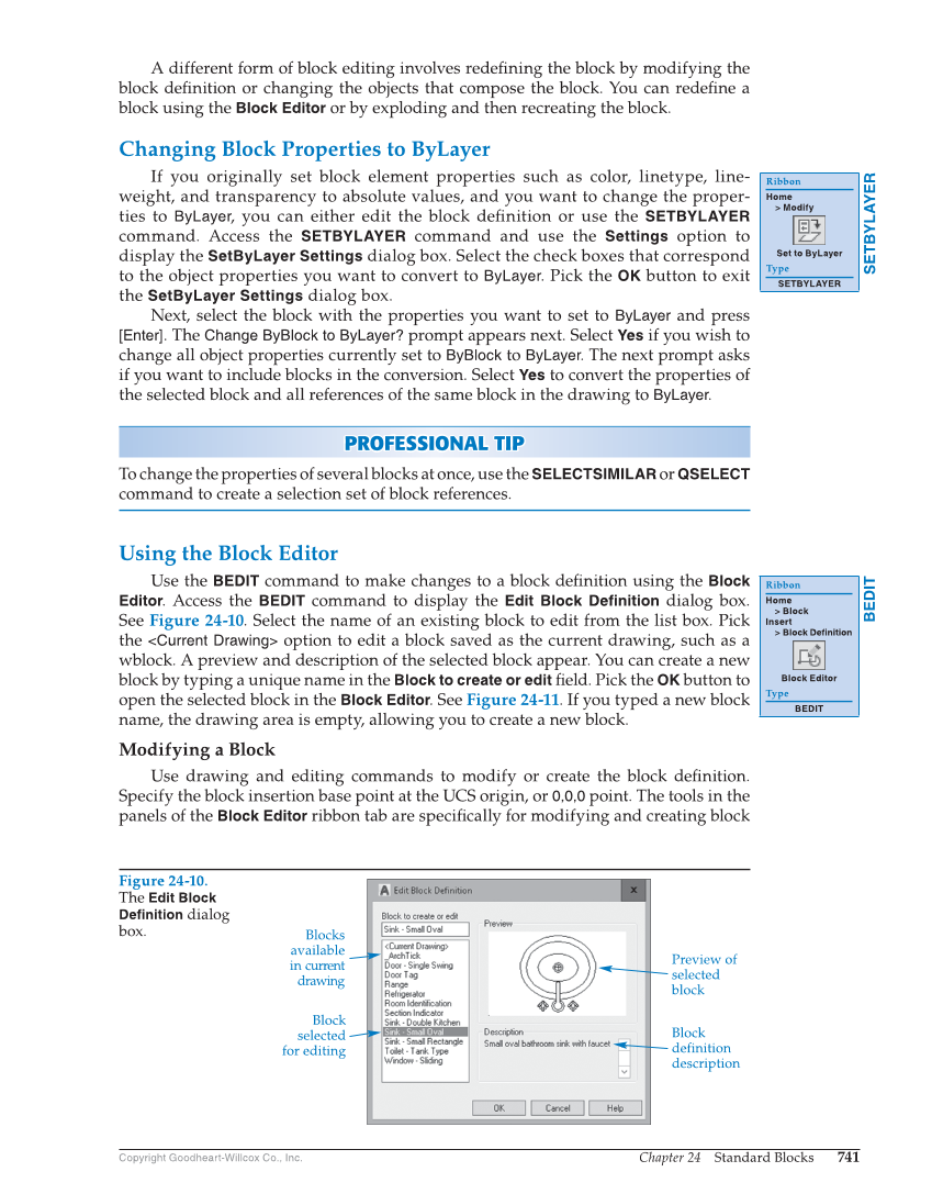 AutoCAD and Its Applications—Basics 2020, 27th Edition page 741