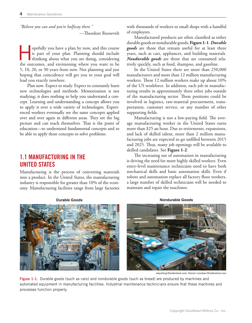 Industrial Maintenance and Mechatronics, 1st Edition page 4