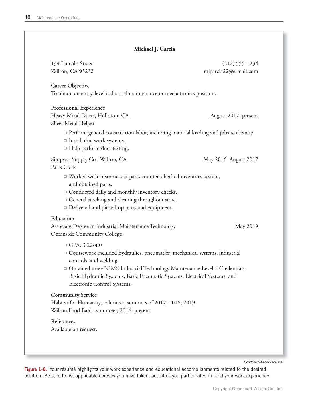 Industrial Maintenance and Mechatronics, 1st Edition page 10