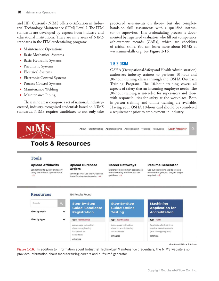 Industrial Maintenance and Mechatronics, 1st Edition page 18