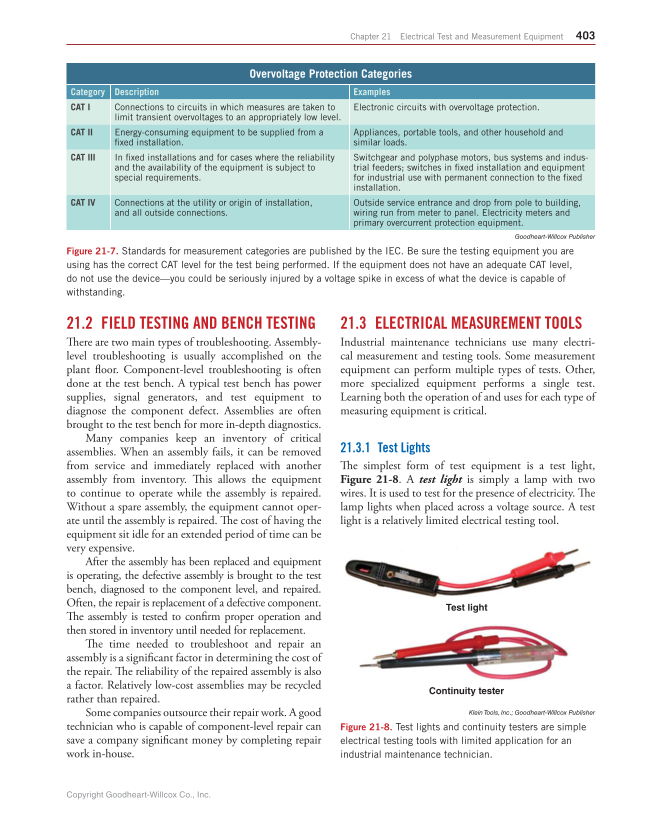 Industrial Maintenance and Mechatronics, 1st Edition page 403