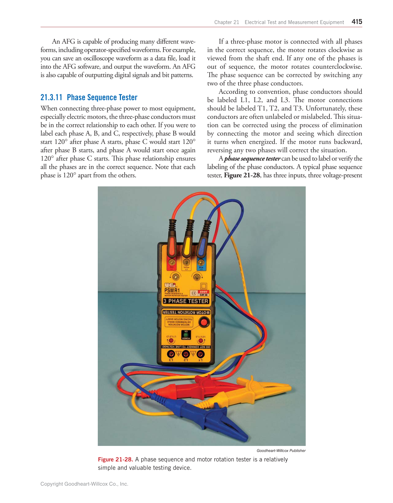 Industrial Maintenance and Mechatronics, 1st Edition page 415