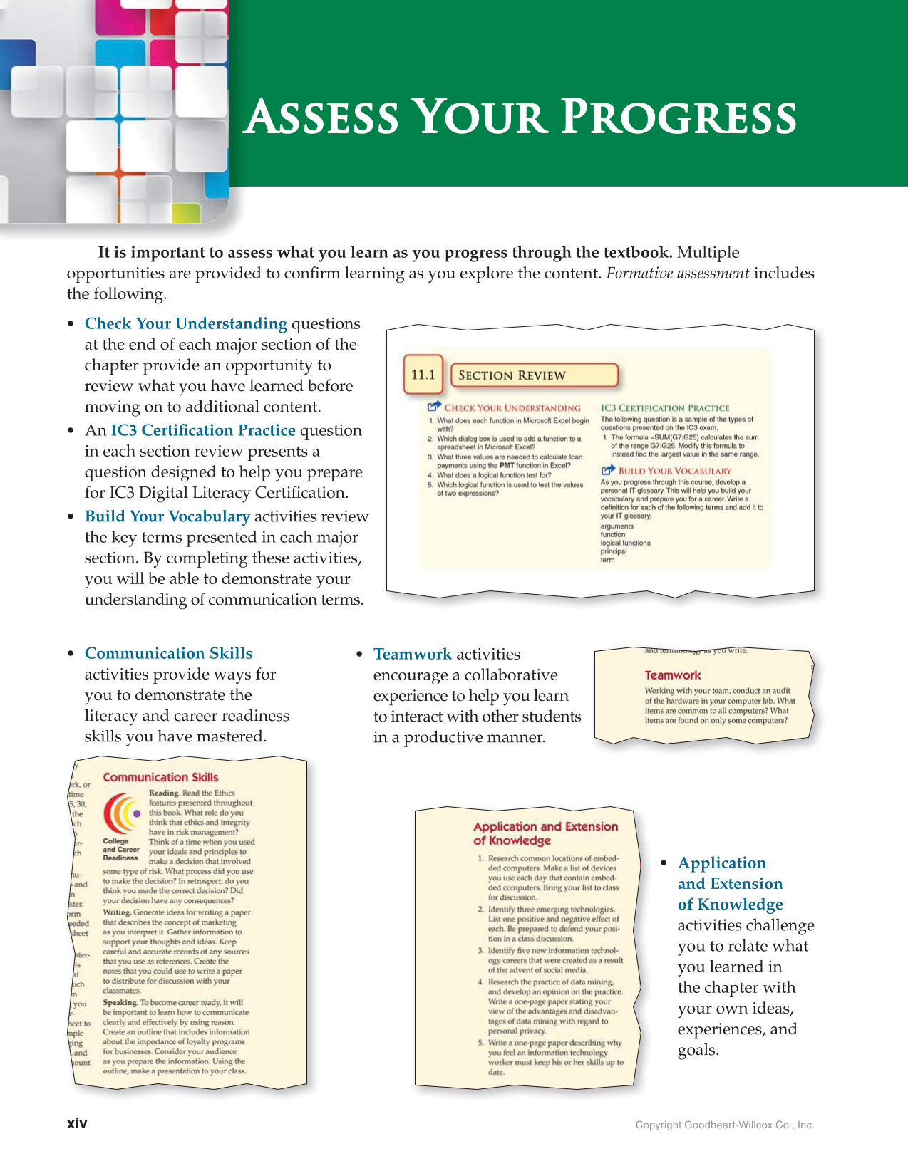 Principles of Information Technology, 1st Edition page xiv