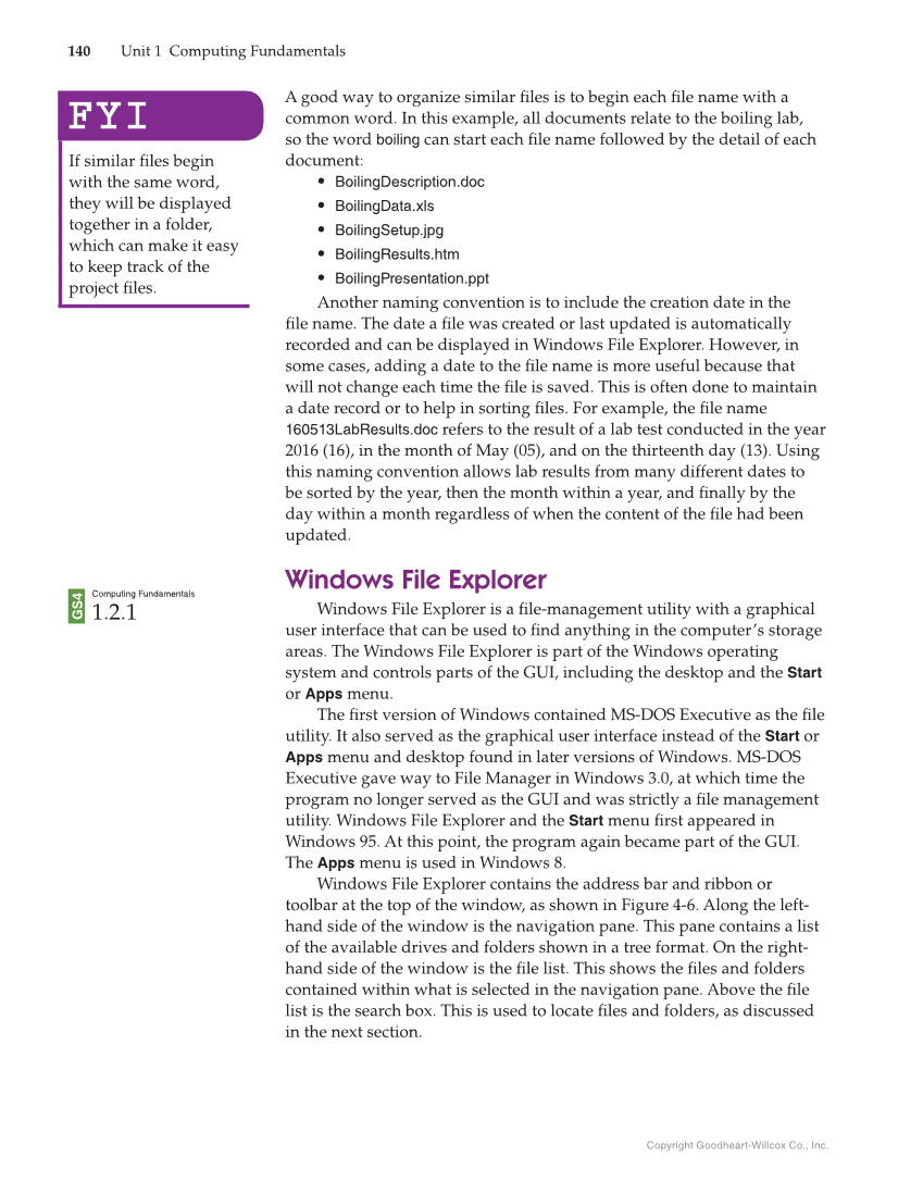 Principles of Information Technology, 1st Edition page 140