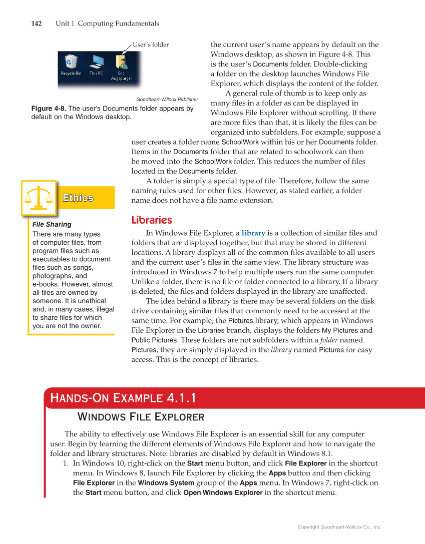 Principles of Information Technology, 1st Edition page 142