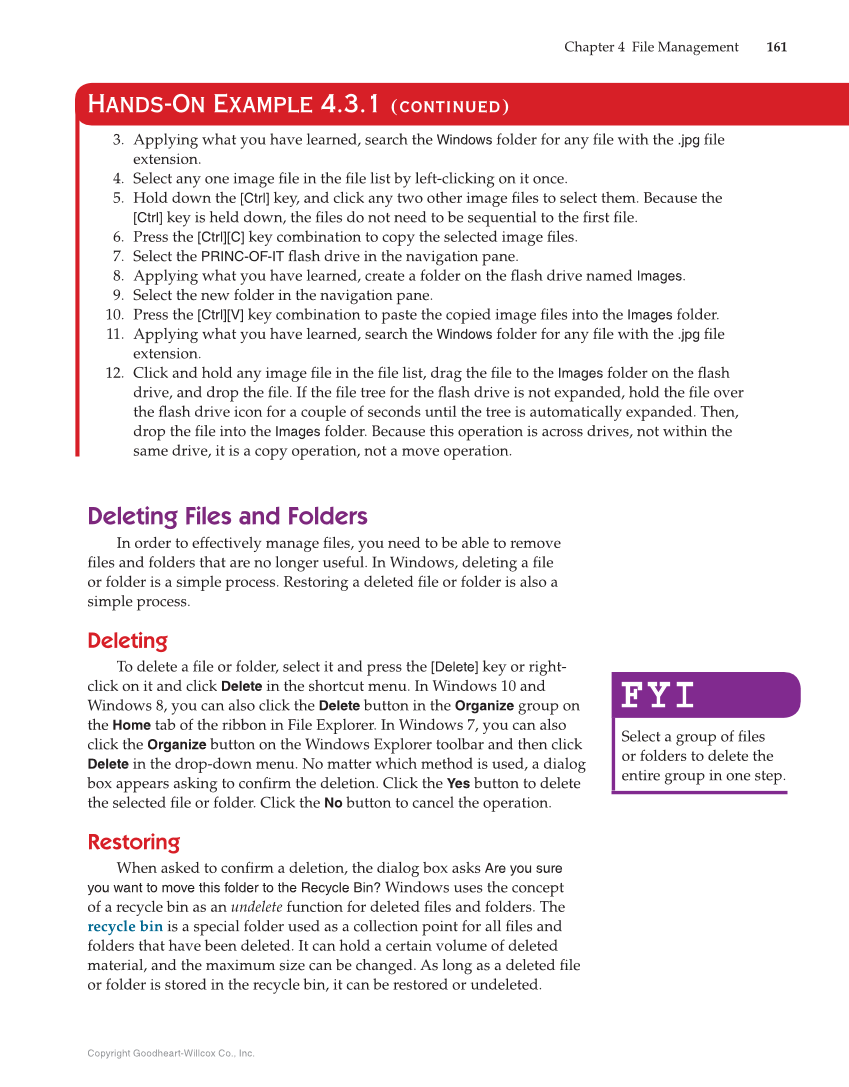 Principles of Information Technology, 1st Edition page 161