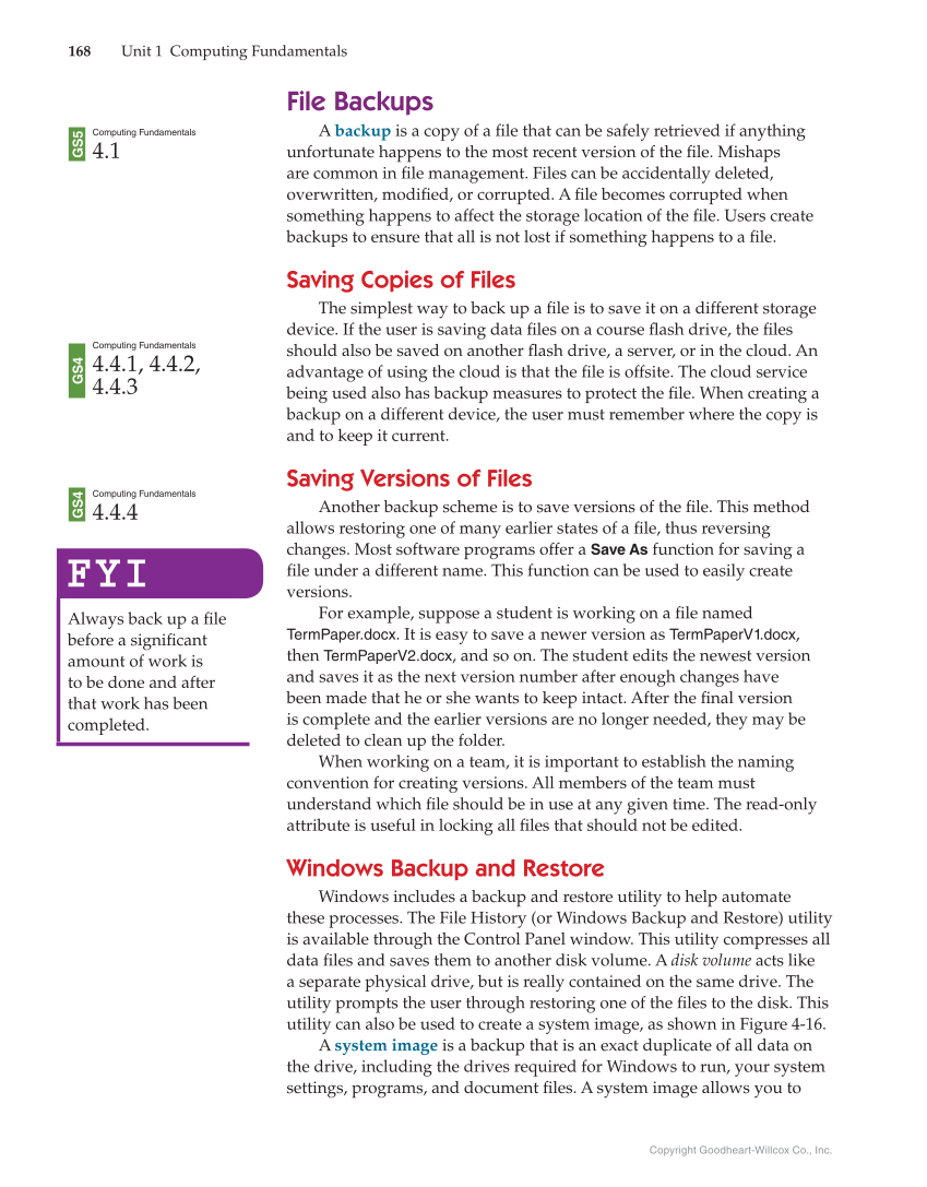 Principles of Information Technology, 1st Edition page 168