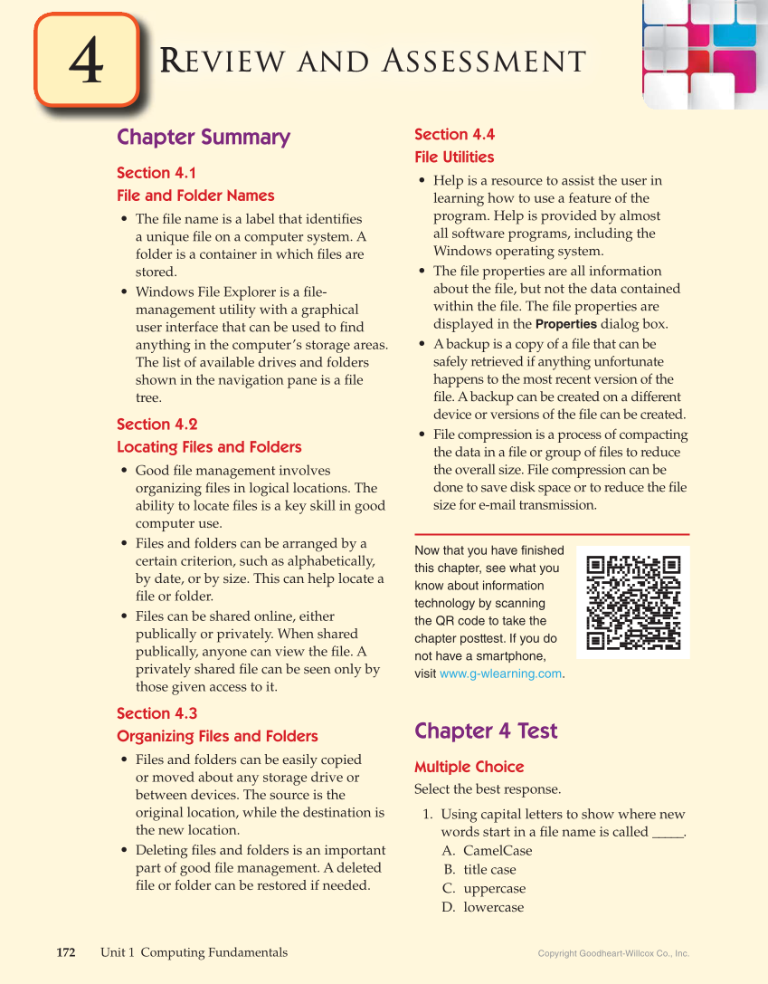 Principles of Information Technology, 1st Edition page 172