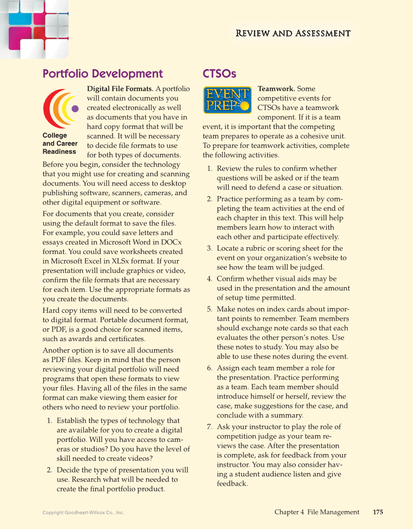 Principles of Information Technology, 1st Edition page 175